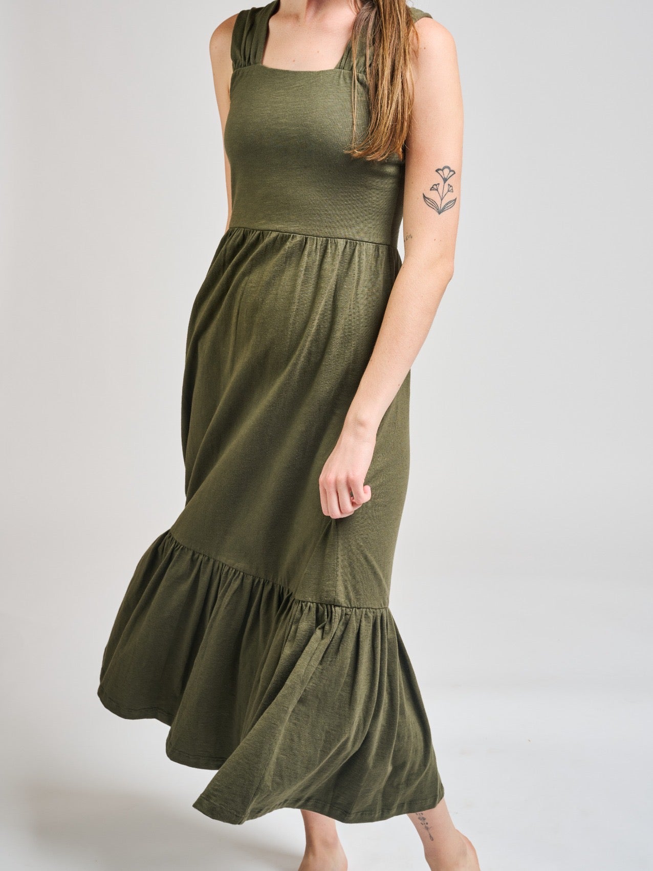 Opal Dress Olive